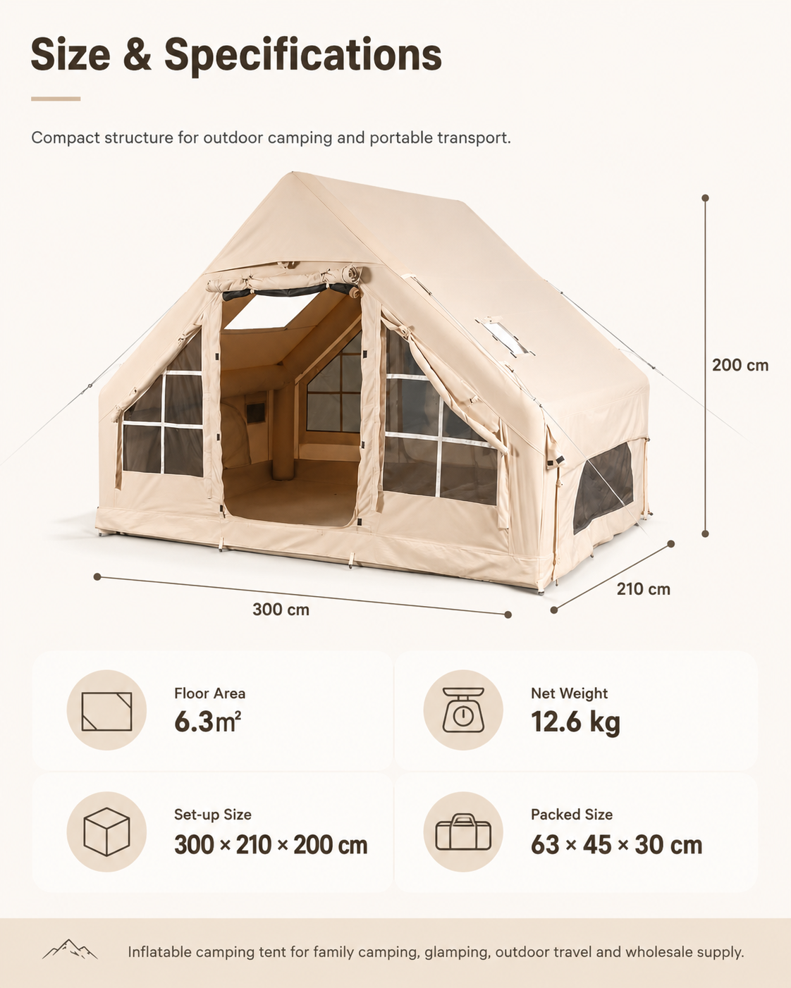 Classic 6.3㎡ tent